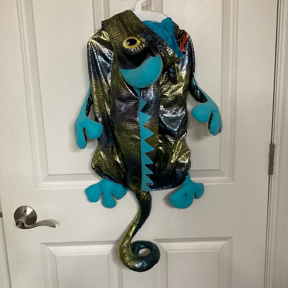 Dog costume lizard size large nwt